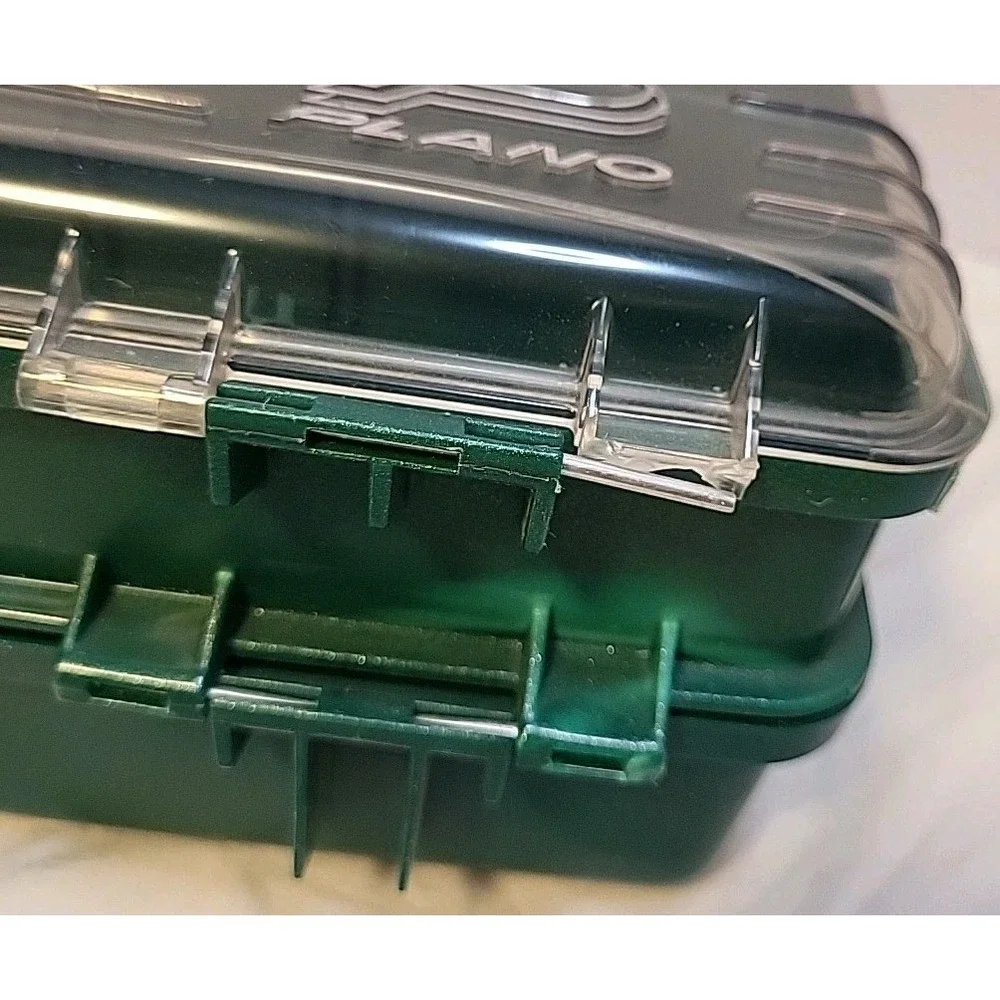 Plano 1155 Green Boatbox Transparent Lid Tackle Box Fishing Multi Compartment
